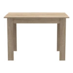 Τραπεζαρία Manka-Julita σετ 5τεμ σε sonoma-μαύρη απόχρωση 110x80x77εκ