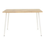 Τραπεζαρία Cuba-Parker  σετ 5τεμ sonoma-λευκό 120x80x75εκ