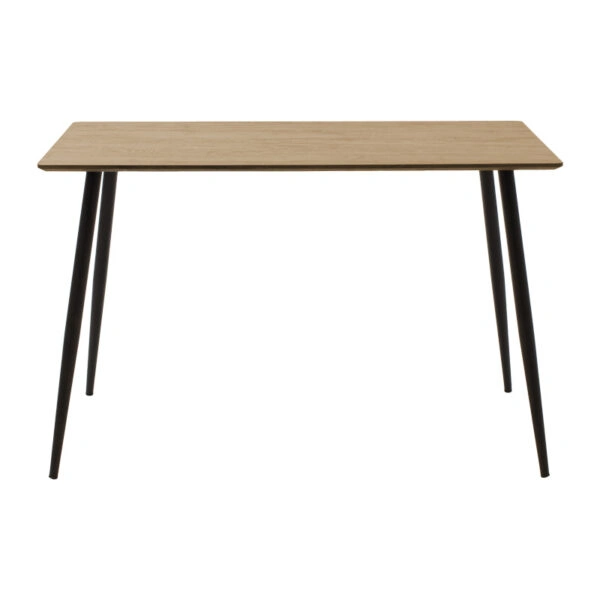 Τραπεζαρία Cuba-Bella  σετ 5τεμ mdf σε sonoma-ανθρακί απόχρωση 120x70x76cm