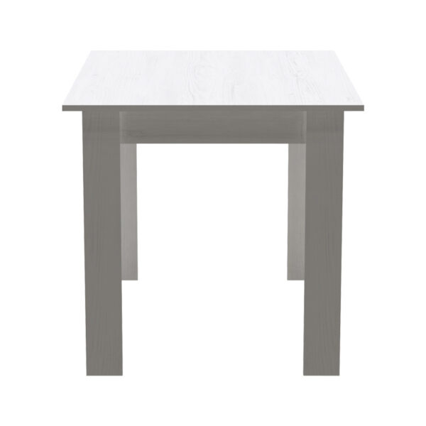 Τραπεζαρία Manka-Julita  σετ 5τεμ σε λευκή απόχρωση 110x80x77εκ