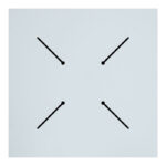 Επιφάνεια τραπεζιού Fervor  HPL ivory 70x70εκ πάχους 12mm