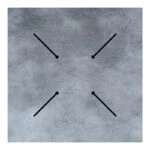 Επιφάνεια τραπεζιού Inspire  HPL γκρι cement 69x69εκ πάχους 12mm