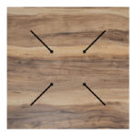 Επιφάνεια τραπεζιού Noble  HPL καρυδί 69x69εκ πάχους 12mm