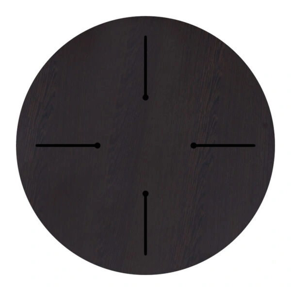 Επιφάνεια τραπεζιού Portico  HPL wenge Φ60εκ πάχους 12mm