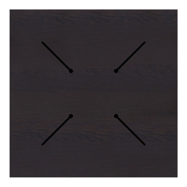 Επιφάνεια τραπεζιού Portico  HPL wenge 69x69εκ πάχους 12mm