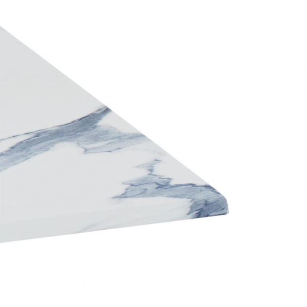 Επιφάνεια τραπεζιού Solace  Werzalit λευκό μαρμάρου 70x70εκ πάχους 35mm