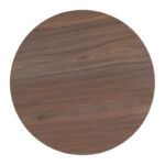 Επιφάνεια τραπεζιού Bounty  Werzalit καρυδί Φ70εκ πάχους 25mm
