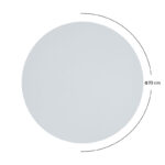 Επιφάνεια τραπεζιού Bounty  Werzalit καρυδί Φ70εκ πάχους 25mm