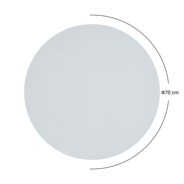 Επιφάνεια τραπεζιού Bounty  Werzalit καρυδί Φ70εκ πάχους 25mm