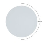 Επιφάνεια τραπεζιού Copious  Werzalit γκρι cement I Φ60εκ πάχους 25mm