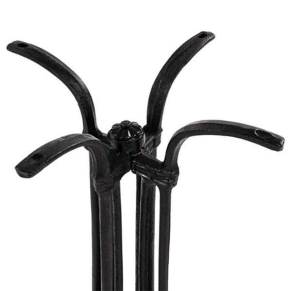 Βάση τραπεζιού Jewel  μαντέμι τετράνυχη μαύρη 72εκ