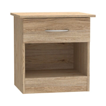 Κομοδίνο Kona σε oak απόχρωση 40x34x42εκ