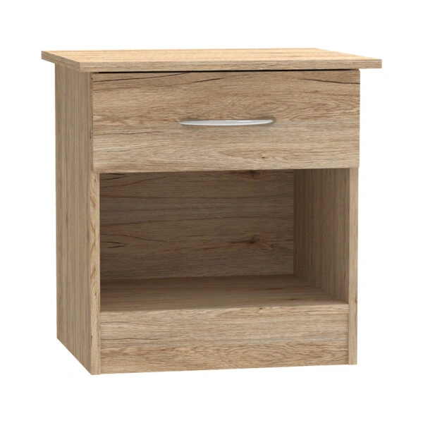 Κομοδίνο Kona σε oak απόχρωση 40x34x42εκ