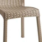 Τραπεζαρία Icon-Confident  σετ 5τεμ PP σε cappuccino απόχρωση