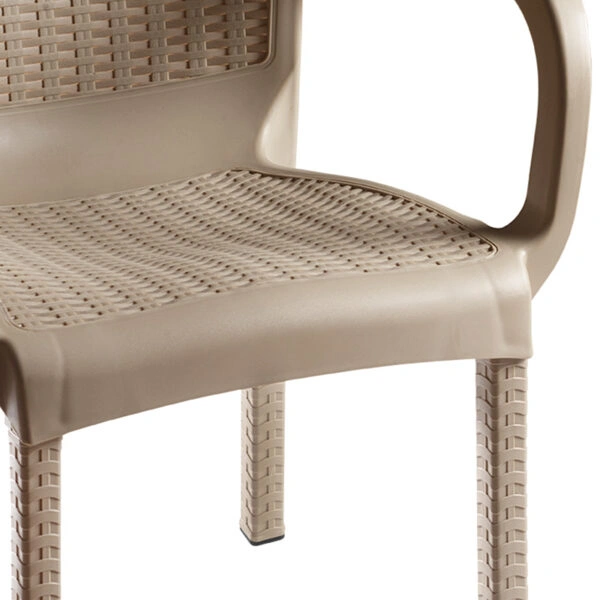 Τραπεζαρία Icon-Festive σετ 3τεμ PP σε cappuccino απόχρωση