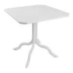 Τραπεζαρία Icon-Confident σετ 5τεμ PP σε λευκή απόχρωση