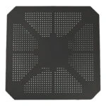 Τραπέζι Icon  PP σε ανθρακί απόχρωση 80x80x74.5εκ