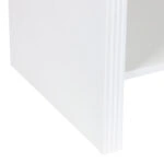 Κομοδίνο Zeplen MDF σε λευκή απόχρωση 40x30x53εκ