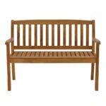 Παγκάκι διθέσιο Jerdu ξύλο ακακίας φυσικό 120x61x87εκ