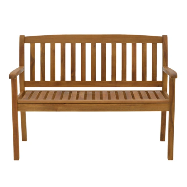 Παγκάκι διθέσιο Jerdu ξύλο ακακίας φυσικό 120x61x87εκ