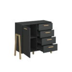 Μπουφές Belle Ανθρακί 102.5x41x91cm