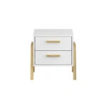 Κομοδίνο Belle Λευκό 50x41x49cm