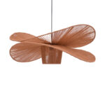 Φωτιστικό οροφής Flibo Inart Ε27 μπαμπού σε φυσική απόχρωση Φ70x26εκ