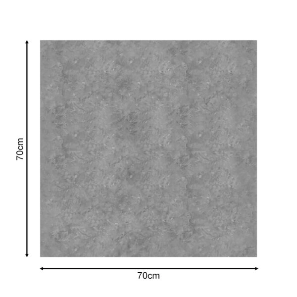 Επιφάνεια τραπεζιού Fenzo  τ.Werzalit γκρι μαρμάρου 70x70εκ