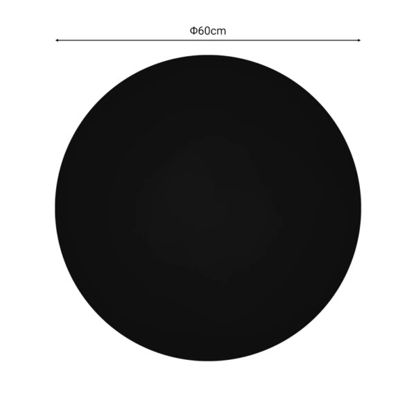 Επιφάνεια τραπεζιού Senlo  τ.Werzalit μαύρο Φ60εκ