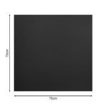 Επιφάνεια τραπεζιού Sensie  τ.Werzalit ανθρακί 70x70εκ