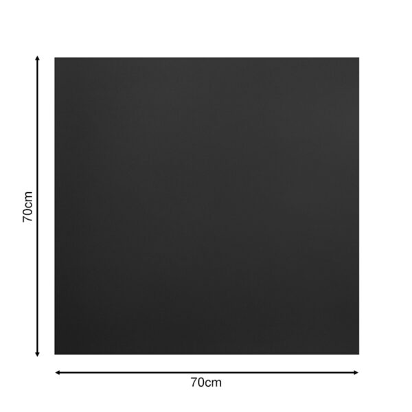 Επιφάνεια τραπεζιού Sensie  τ.Werzalit ανθρακί 70x70εκ