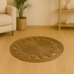 Χαλί Lopzerc Inart φυσικό σχοινί Φ80x2εκ