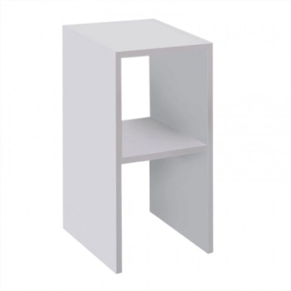 Κομοδίνο Deseo  σε λευκή απόχρωση 30x30x60εκ