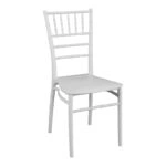 Καρέκλα Tiffany  pp σε λευκή απόχρωση 40x40x88εκ