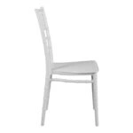 Καρέκλα Tiffany  pp σε λευκή απόχρωση 40x40x88εκ