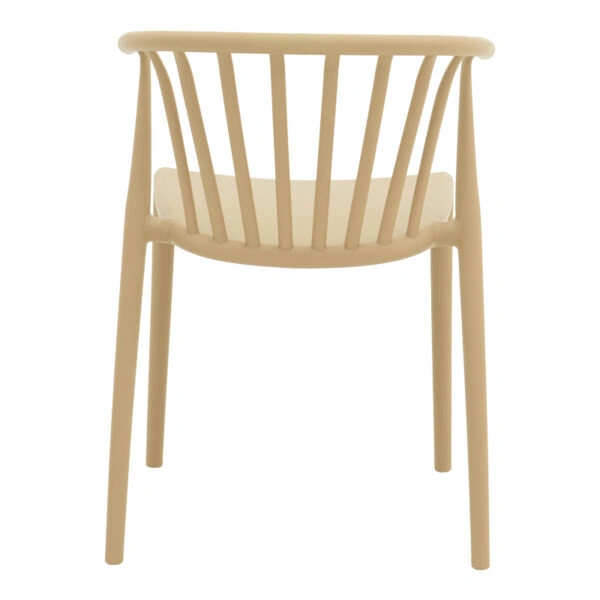 Πολυθρόνα Zelma  pp σε ανοιχτή απόχρωση cappuccino 55x53x73εκ