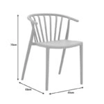 Πολυθρόνα Zelma  pp σε ανοιχτή απόχρωση cappuccino 55x53x73εκ