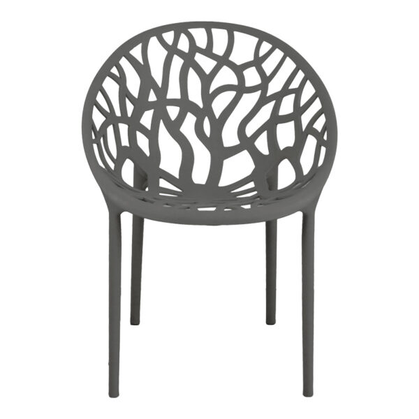 Πολυθρόνα Daren  pp σε ανθρακί απόχρωση 59x60x79,5εκ