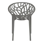 Πολυθρόνα Daren  pp σε ανθρακί απόχρωση 59x60x79,5εκ