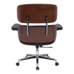 Καρέκλα γραφείου διευθυντή Kobane μαύρο pu-βάση χρωμίου 84x75x113.5εκ