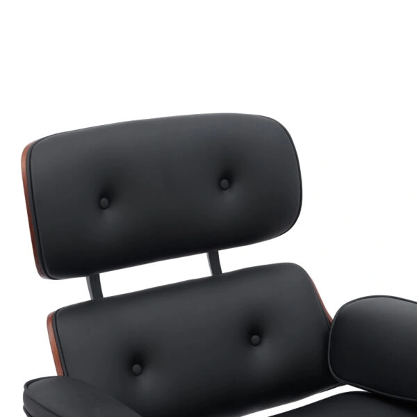 Καρέκλα γραφείου διευθυντή Kobane μαύρο pu-βάση χρωμίου 84x75x113.5εκ