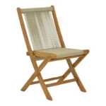 Τραπεζαρία 7τεμ. Banou-Colen teak ξύλο σε φυσική απόχρωση Φ150x75εκ