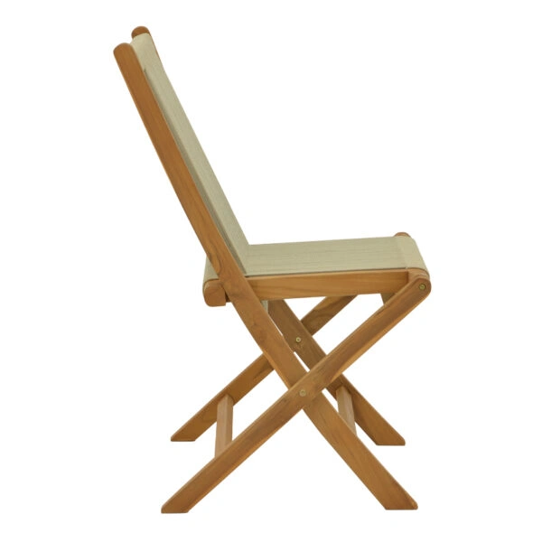 Τραπεζαρία 7τεμ. Banou-Colen teak ξύλο σε φυσική απόχρωση Φ150x75εκ