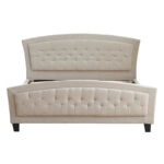 Κρεβάτι Camaro  ύφασμα σε μπεζ απόχρωση160x200εκ