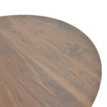Τραπέζι Bibble  mdf σε καρυδί απόχρωση Φ120x76εκ