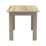 Τραπέζι Manka  σε sonoma απόχρωση 110x80x77εκ