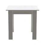 Τραπέζι Manka I  σε λευκή απόχρωση 80x80x77εκ