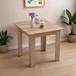 Τραπέζι Manka I  σε sonoma απόχρωση 80x80x77εκ