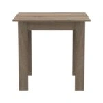 Τραπέζι Manka I  σε sonoma truffle απόχρωση 80x80x77εκ