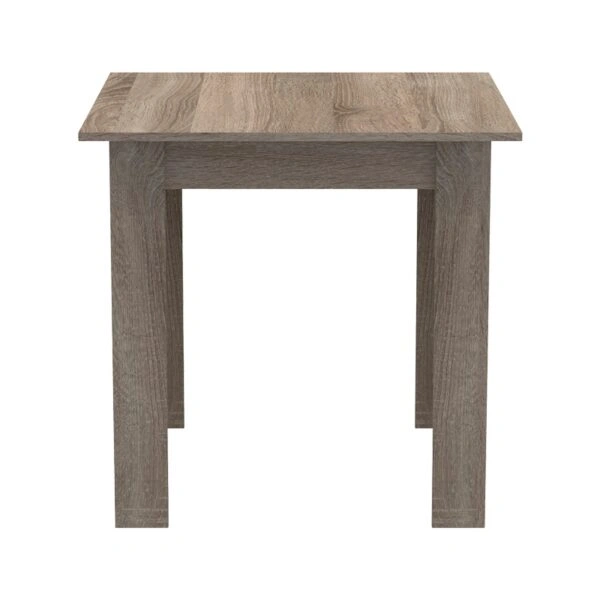 Τραπέζι Manka I  σε sonoma truffle απόχρωση 80x80x77εκ